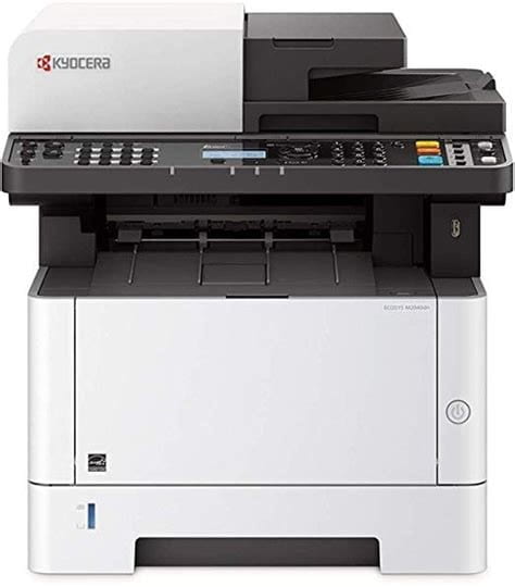 A new white and black Kyocera printer.