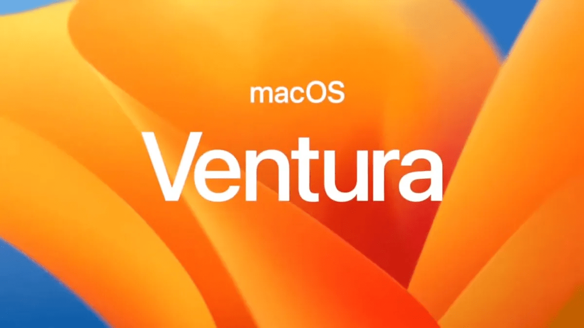 MacOS Ventura Screen.